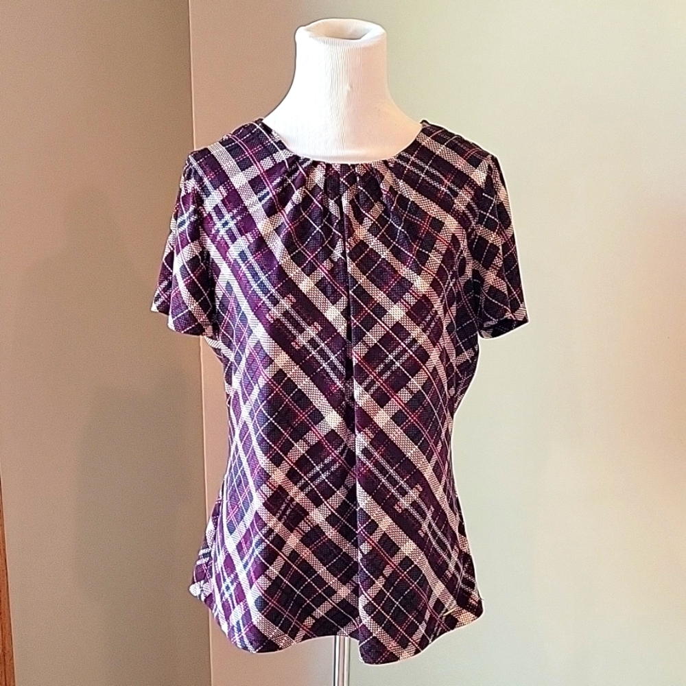 Calvin Klein Women’s blouse - plaid